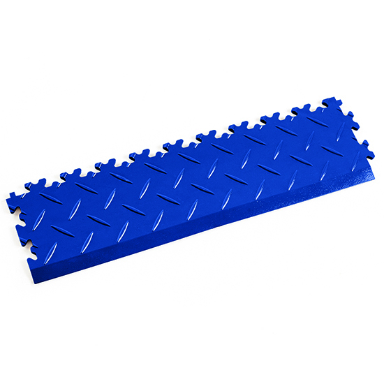 Motolock Blue Diamond Plate Interlocking Ramp